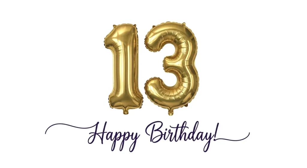 Inspirational 13th Birthday Wishes