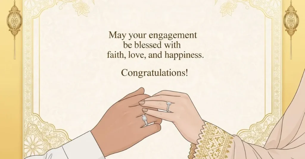 Islamic Engagement Wishes 