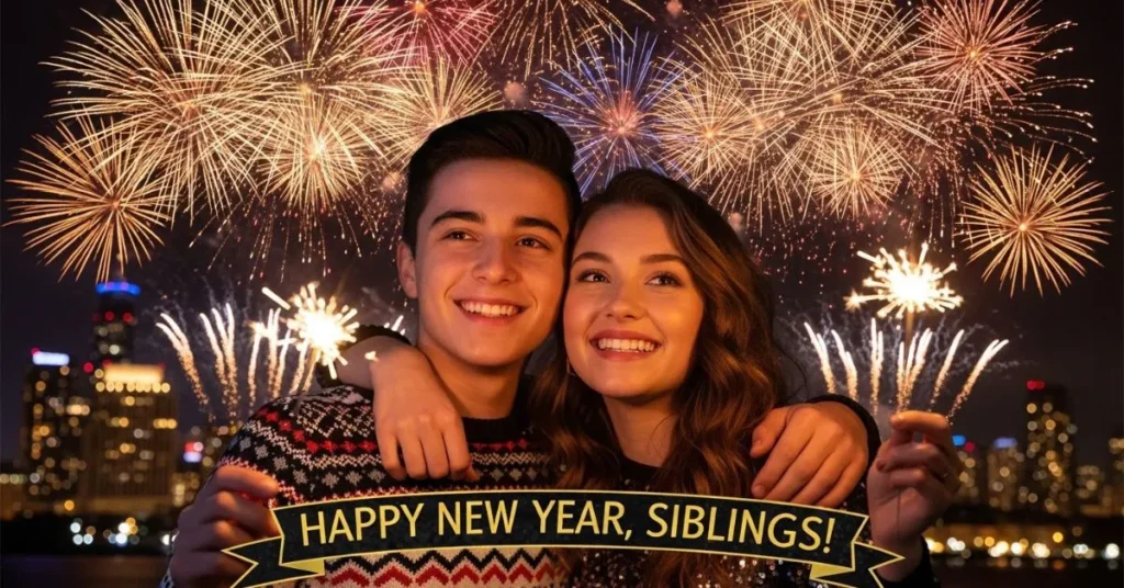 New Year Wishes for Siblings