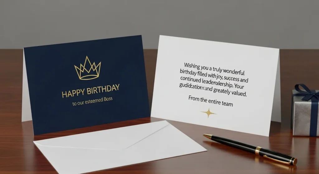 Professional Birthday Wishes for Boss Man