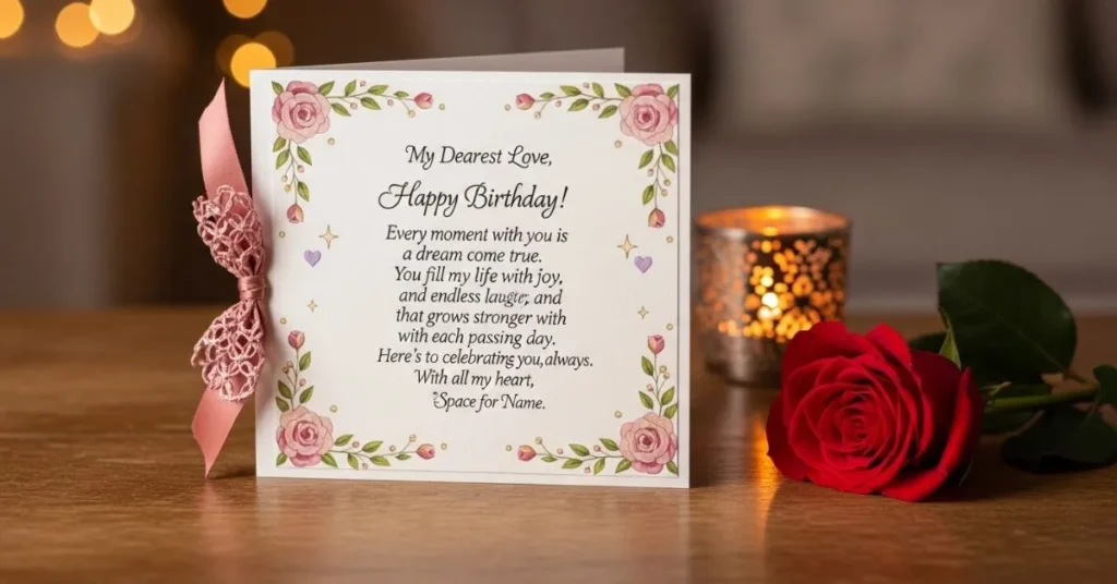 Romantic Birthday Wishes for My Girlfriend