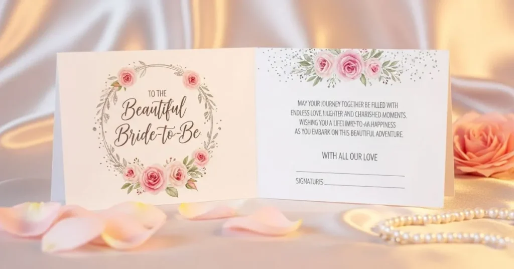 Romantic Bridal Shower Wishes