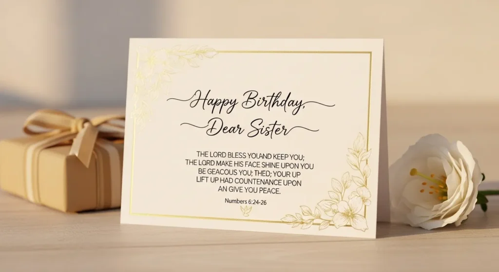 Scripture-Inspired Birthday Wishes for Sister