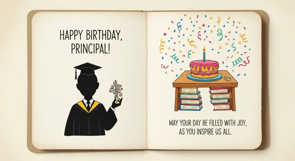 Short Birthday Wishes for Principal