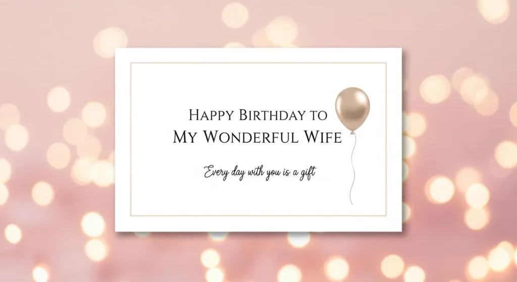 Short Birthday Wishes for Wife