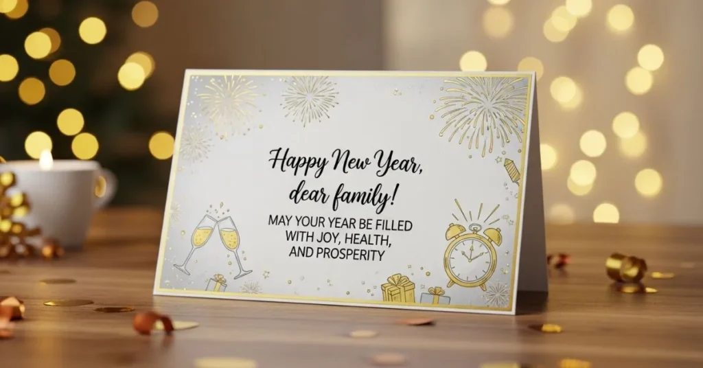 Short New Year Wishes for Family