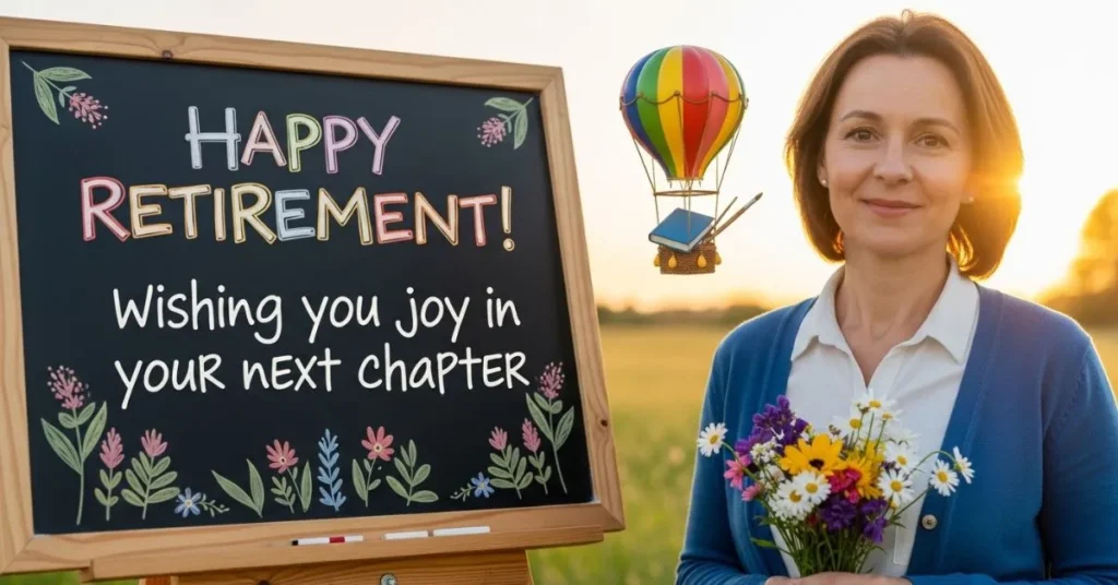 Short Retirement Wishes for a Teacher