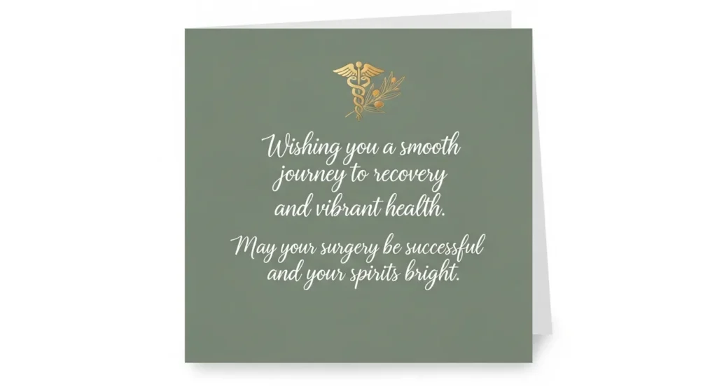 Short Wishes for Successful Surgery