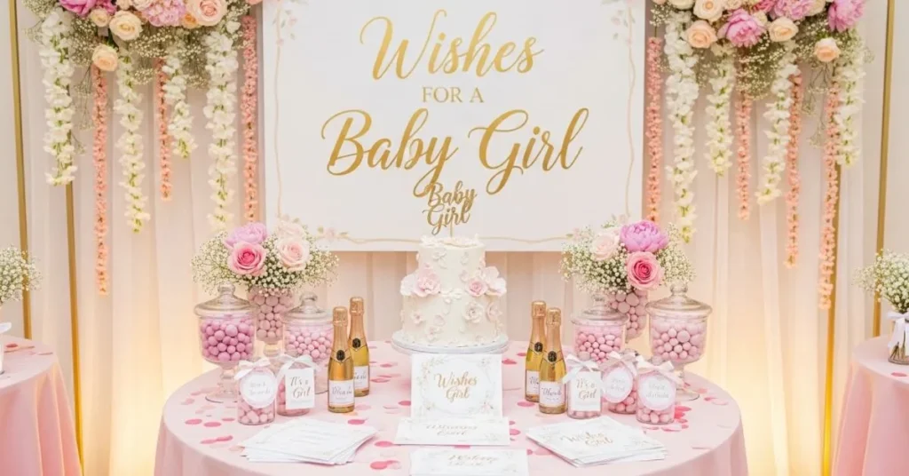 Shower Wishes for a Baby Girl