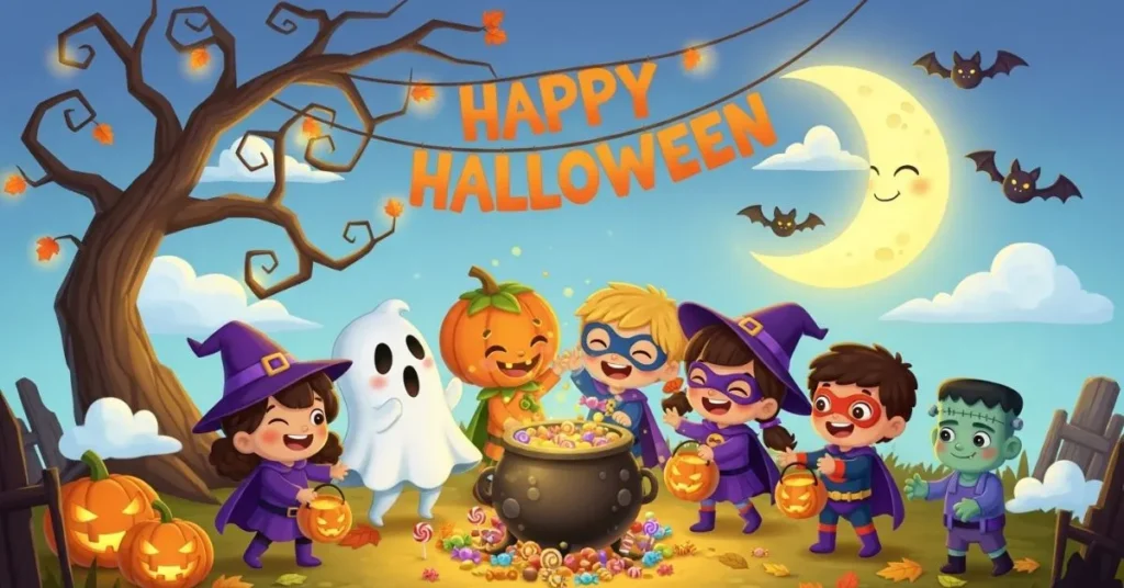 Sweet Halloween Wishes for Kids