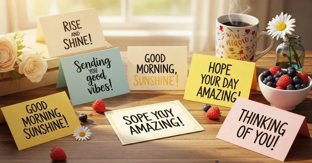 Sweet Morning Messages for Friends