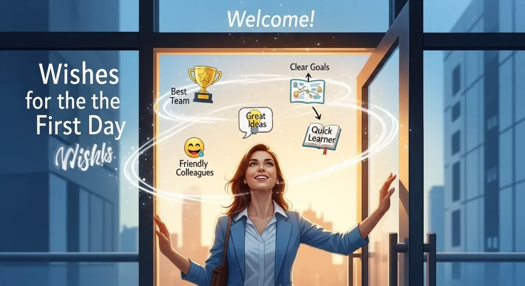 Wishes for First Day at Job