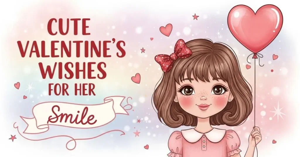 Cute Valentine’s Wishes for Her Smile