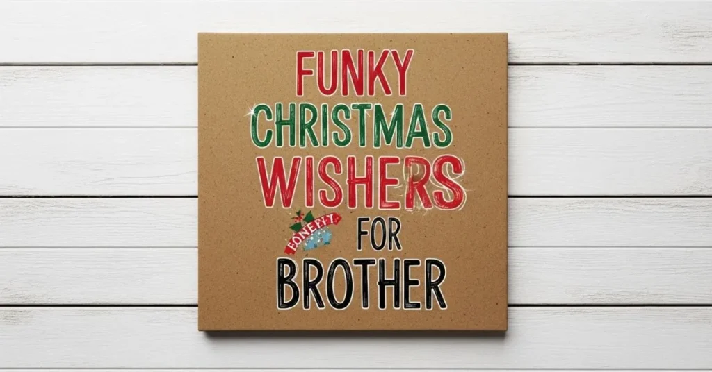 Funny Christmas Wishes for Brother
