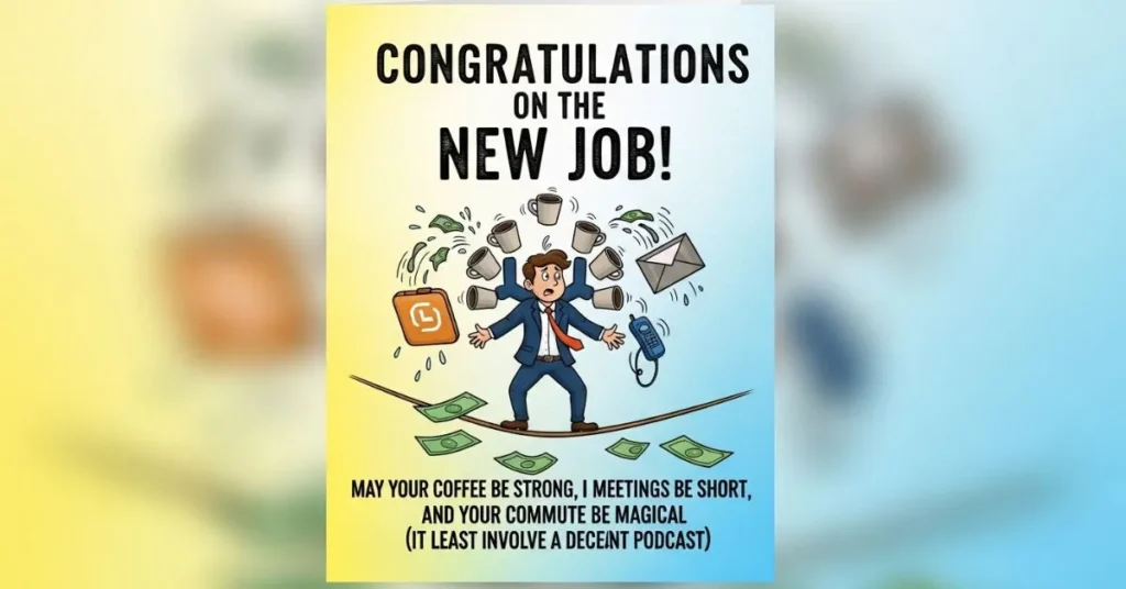 Funny Wishes for a New Job