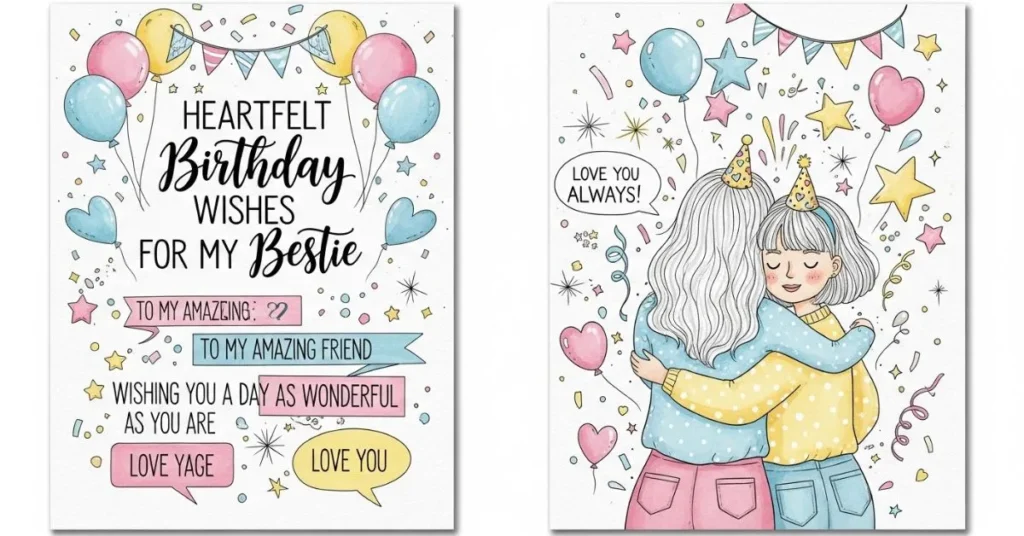 Heartfelt Birthday Wishes for Bestie