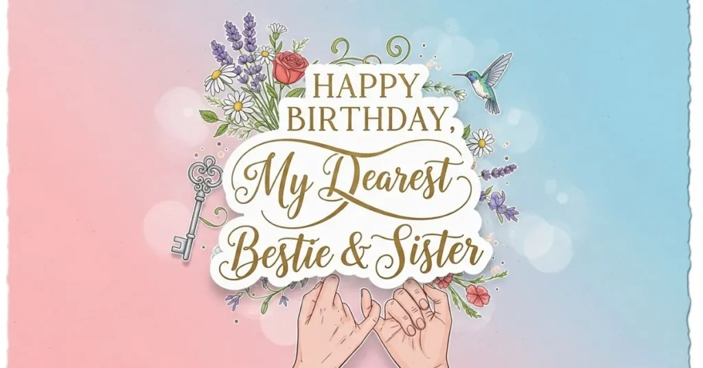 Heartfelt Birthday Wishes for Bestie Sister
