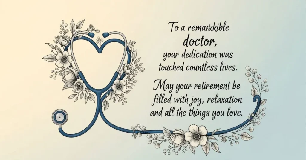 Heartfelt Retirement Wishes for Doctor