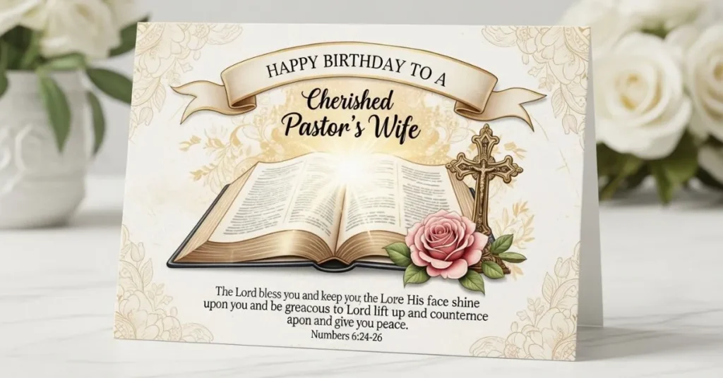 Religious Birthday Wishes for Pastor's Wife