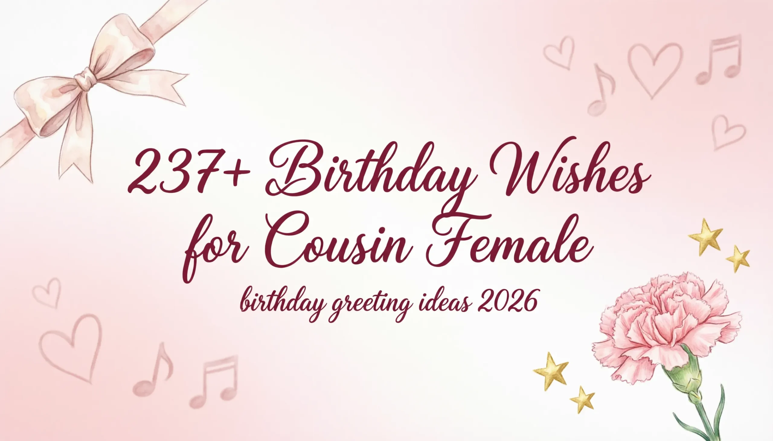 Birthday Wishes for Cousin