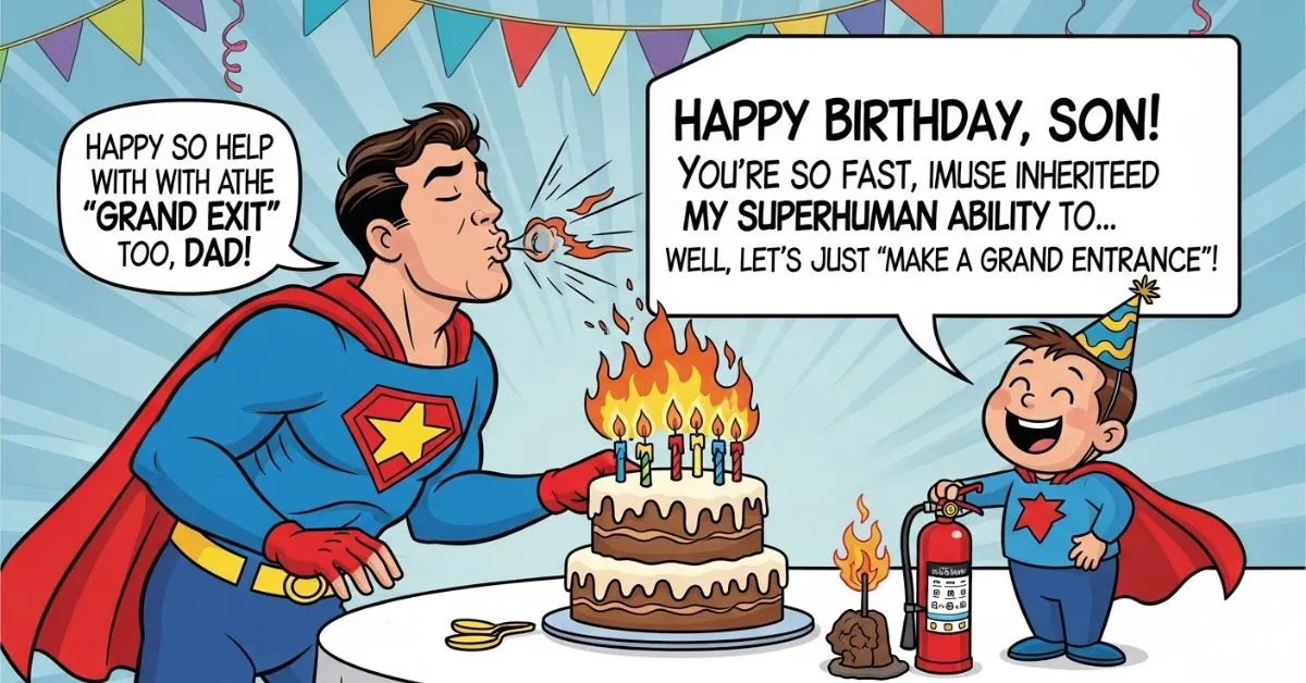 Funny Birthday Wishes for Son