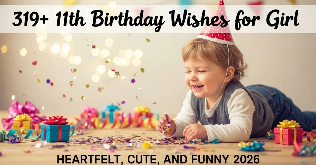 11th Birthday Wishes for Girl