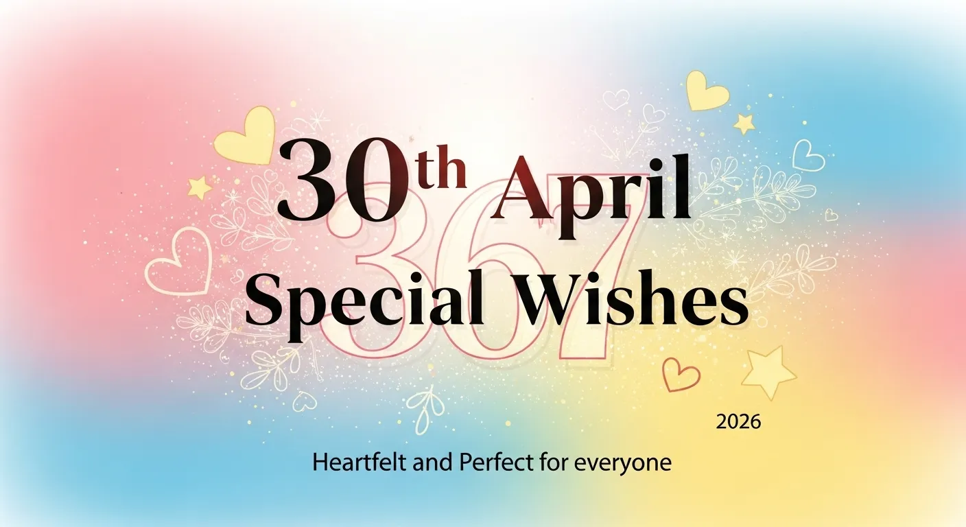 30th April Special Wishes