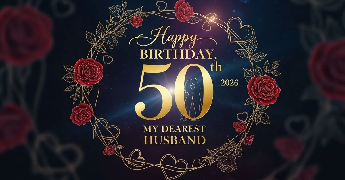 50th Birthday Wishes for Husband