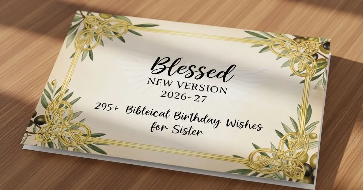 Biblical Birthday Wishes for Sister 