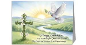 Birthday Wishes for Christian Friend