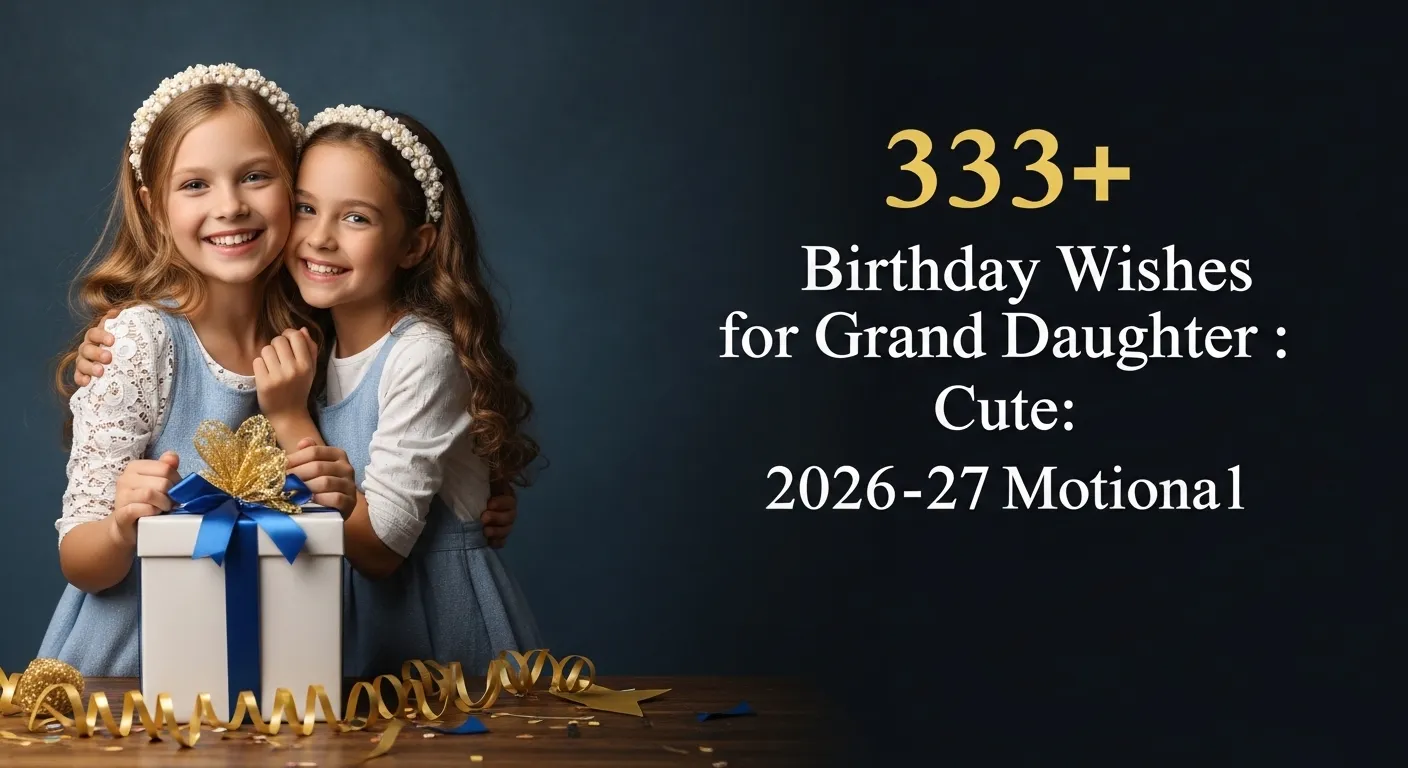 Birthday Wishes for Grand daughter