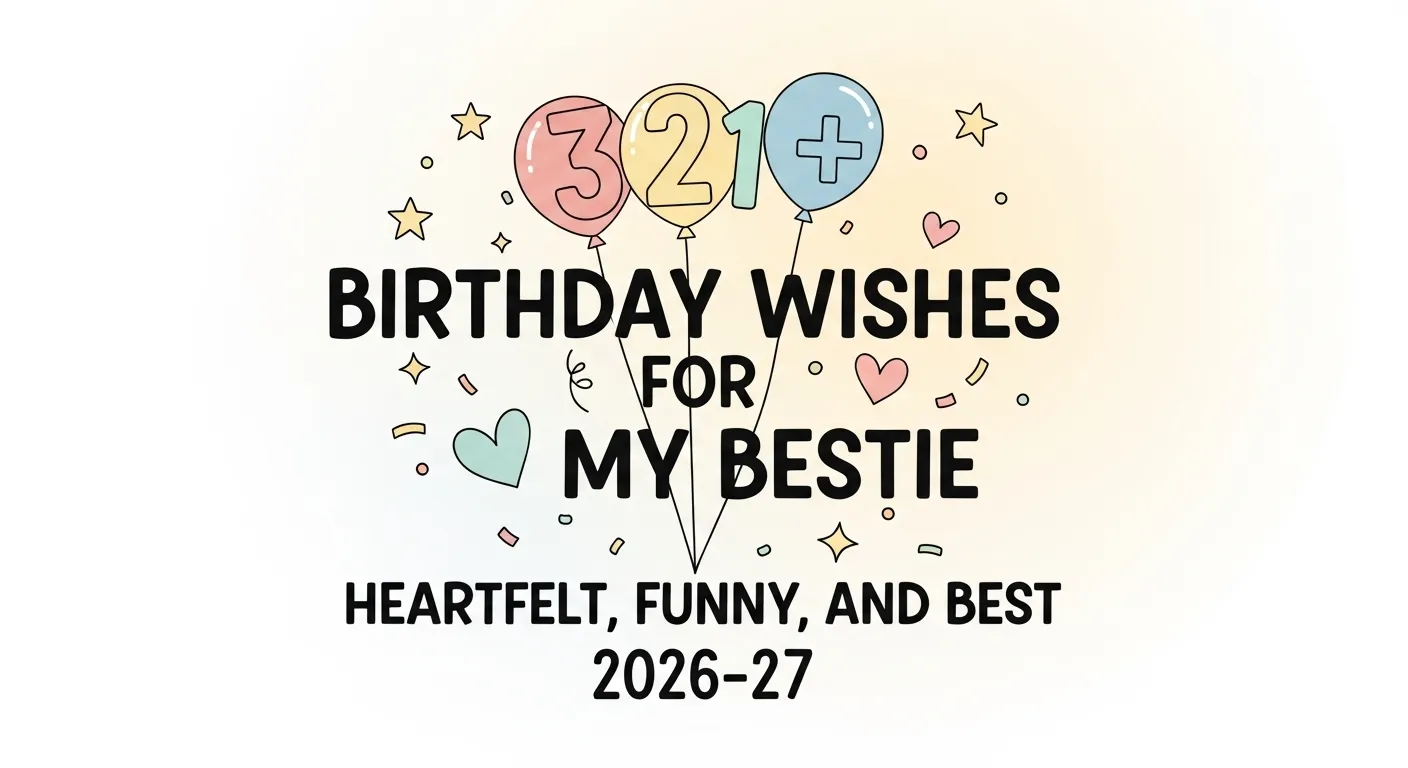 Birthday Wishes for My Bestie 