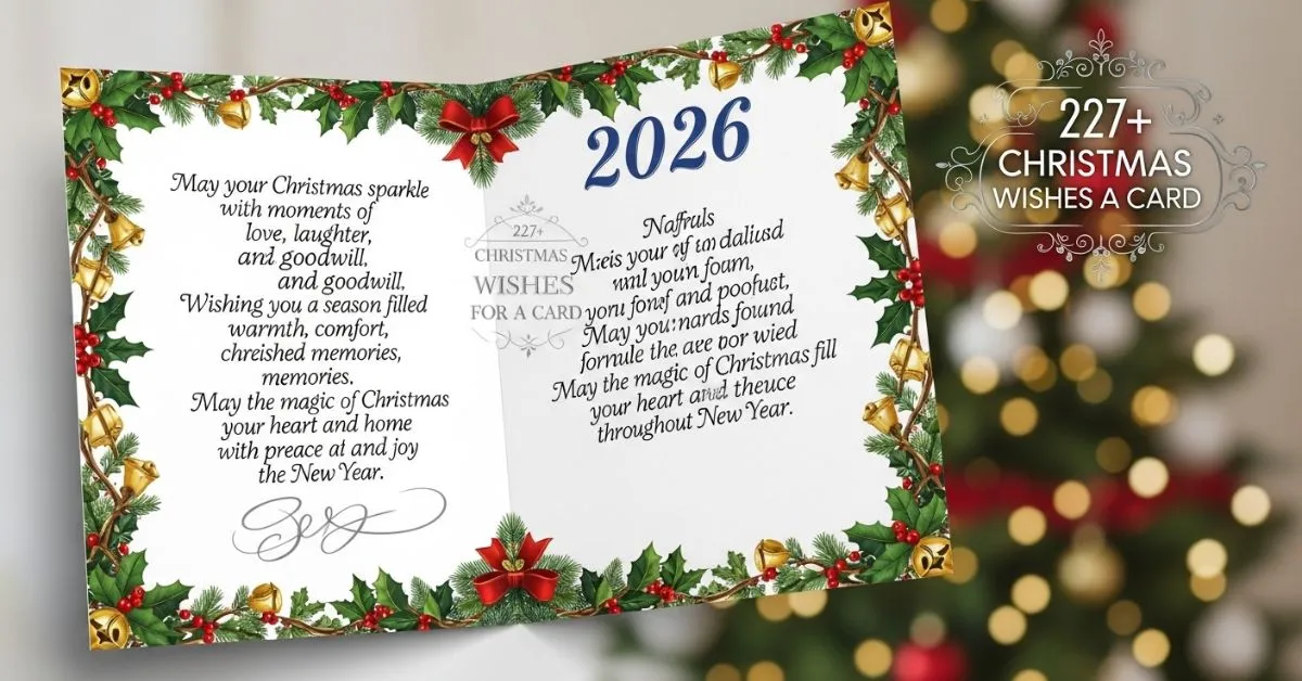Christmas Wishes for a Card