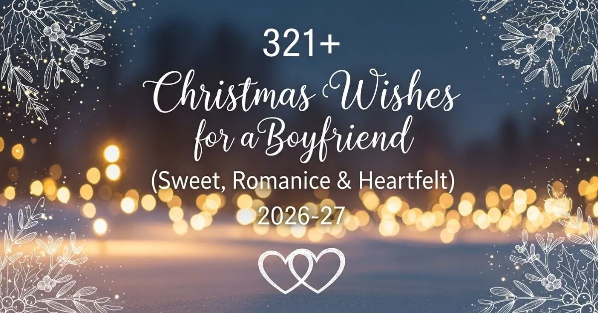 Christmas Wishes for Boyfriend
