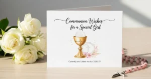Communion Wishes for Girl