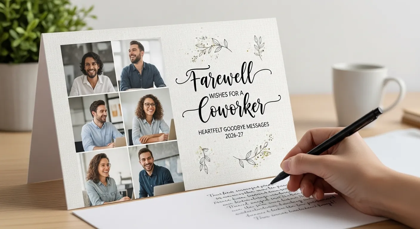 Farewell Wishes for Coworker