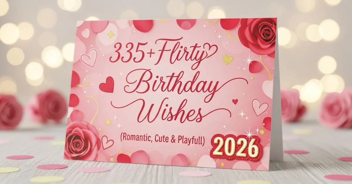 Flirty Birthday Wishes