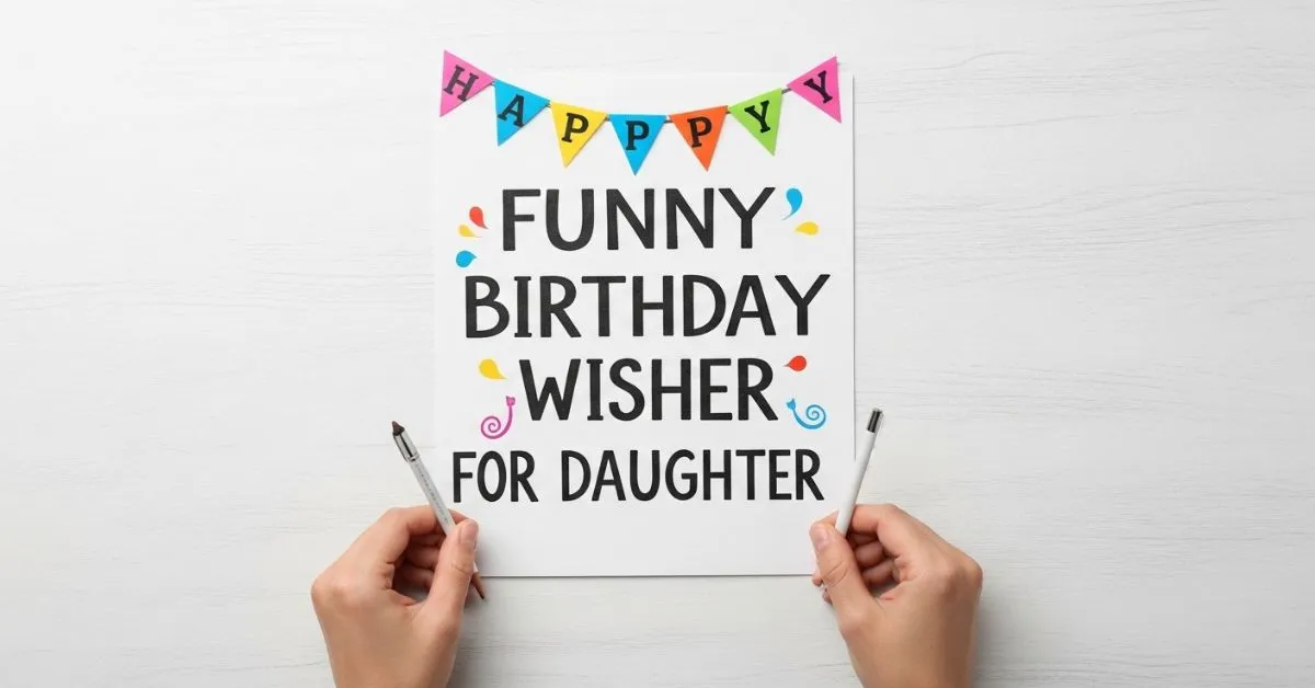 Funny Birthday Wishes for Daughter