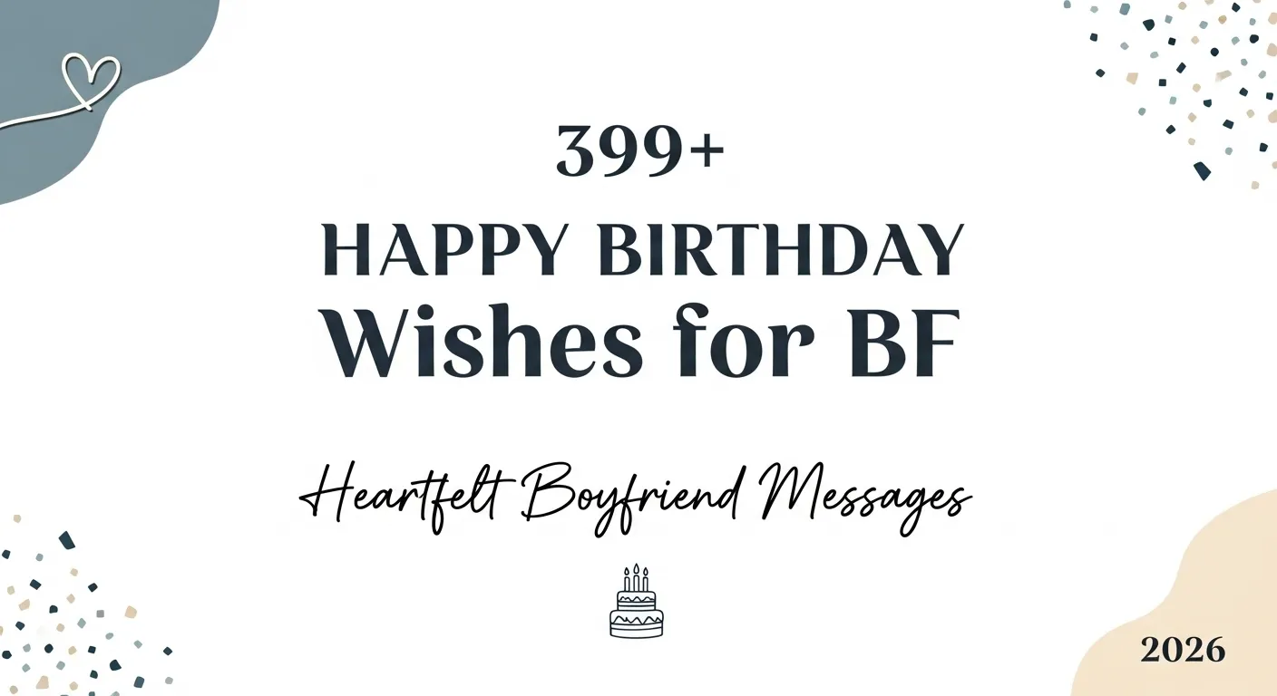 Happy Birthday Wishes for BF