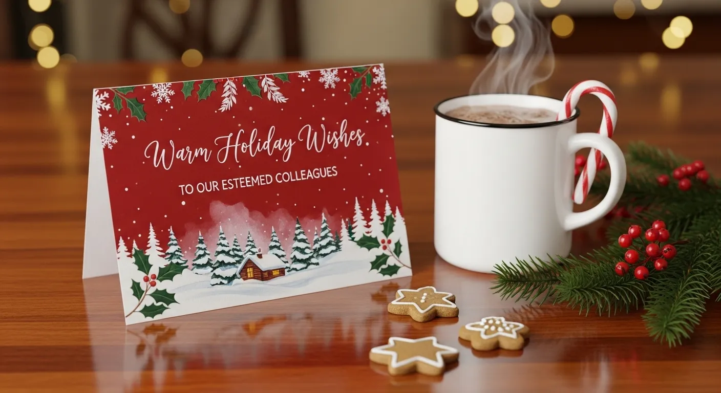 Holiday Wishes for Colleagues