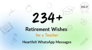 Retirement Wishes for a Teacher