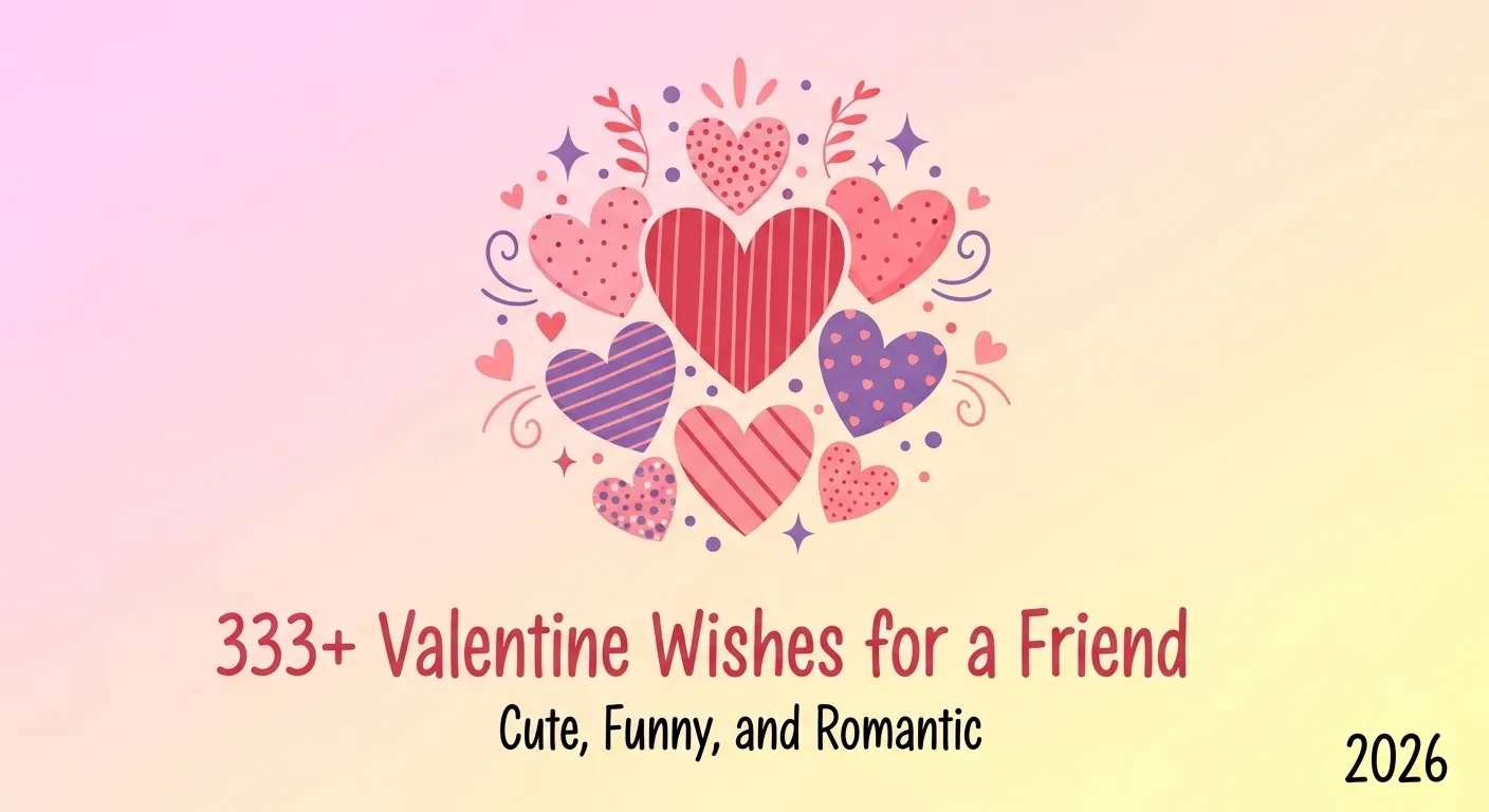 Valentine Wishes for a Friend