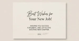 Wishes for New Job
