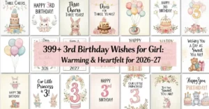 3rd Birthday Wishes for Girl