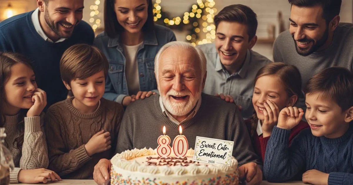 80th Birthday Wishes for Dad