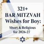 Bar Mitzvah Wishes for Boy