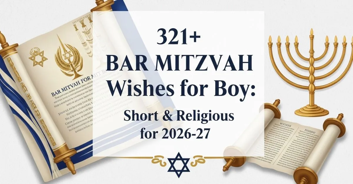 Bar Mitzvah Wishes for Boy