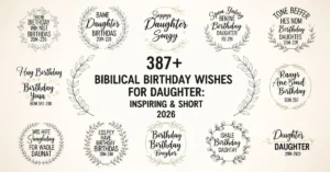 Biblical Birthday Wishes for Daughter