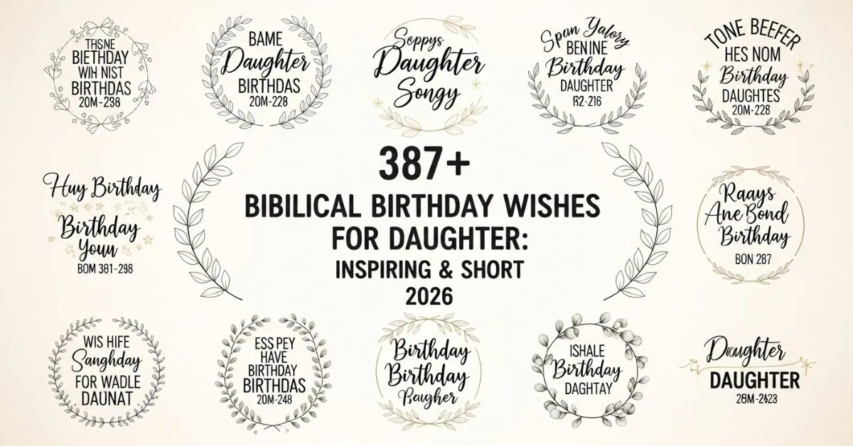 Biblical Birthday Wishes for Daughter