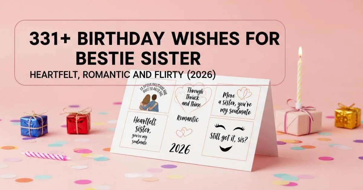 Birthday Wishes for Bestie Sister